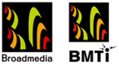 ブロードメディア株式会社、ブロードメディア・テクノロジーズ株式会社のロゴ