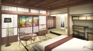 縁側や床の間も楽しむことができる京町家スイートルーム