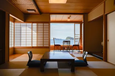 コーナー和洋室 檜風呂付き