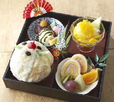 むじゃきお祝い白熊