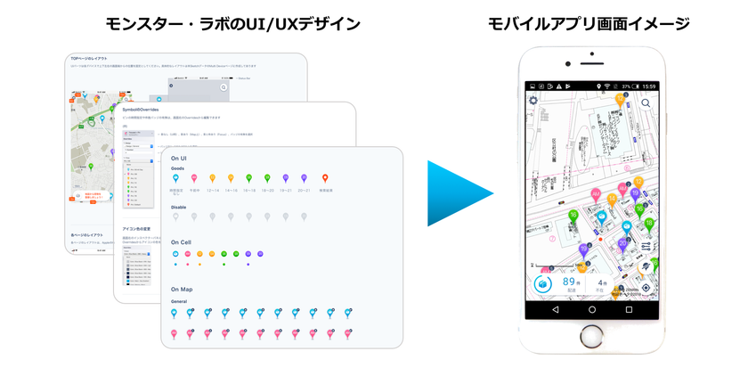 モンスター ラボ ゼンリンデータコムの配達ドライバー向け新モバイルアプリにおけるui Uxデザインなどを担当 株式会社モンスター ラボのプレスリリース