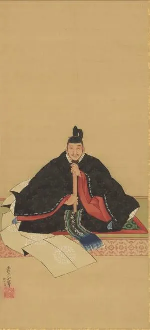 天神図　葛飾北斎筆　江戸時代　個人蔵