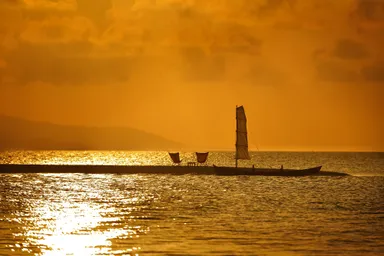 【星のや竹富島】島での夕日鑑賞