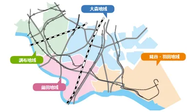 【ヴェロトレーラー走行地域地図】