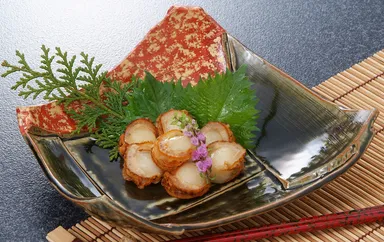 ほたて塩焼　盛り付けイメージ