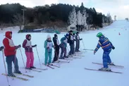 六甲山スキースクールの様子