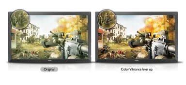 Color Vibrance(色の鮮明さ)機能搭載