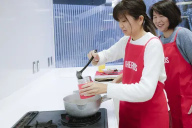 調理体験の様子