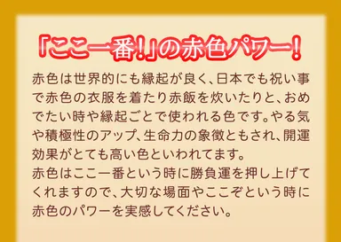 運気を上げる元気の赤！開運招き猫パンツ