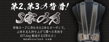 第2、第3の背骨　S字の力