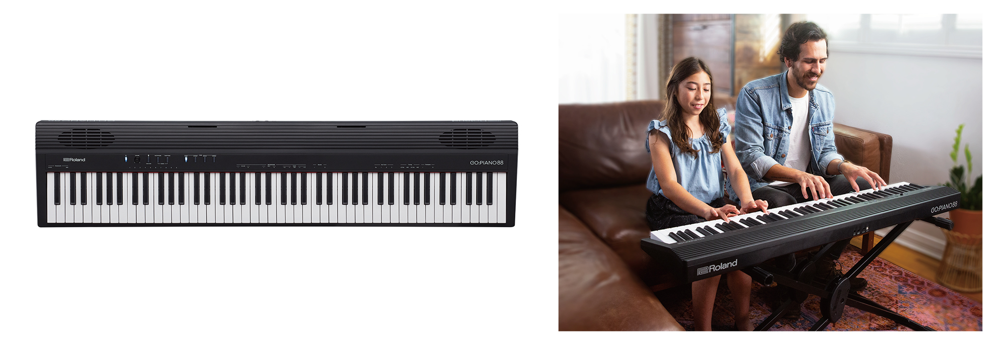 弾きやすいピアノ・タイプの88鍵盤を搭載した軽量キーボードが登場 ～どこにでも気軽に持ち運んで本格的なサウンドで演奏。アプリで楽譜の表示や練習も可能～｜ ローランド株式会社のプレスリリース