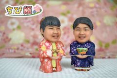 最大5,400通り！顔写真1枚で作れる女の子着物モデル3Dフィギュアを、2019年1月14日から新発売