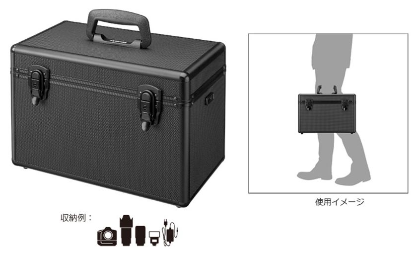 カメラ機材の運搬に、漆黒の外装を身にまとった超クールなハードケース「HC-01」Lサイズを新発売！