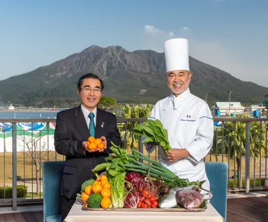 森鹿児島市長と上柿元氏