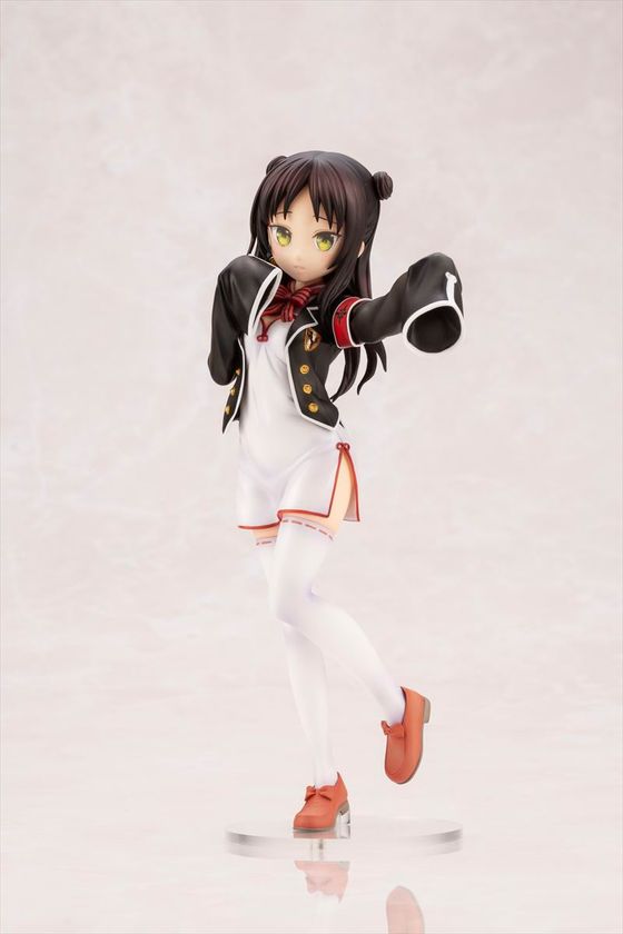 絶対内緒の学園ラブコメ『寄宿学校のジュリエット』より、
”工学のエキスパート”「王手李亞」が立体化！
チャイナ服の制服や監督生の証である腕章など細部まで忠実に再現！