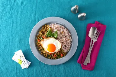 アレンジレシピ　ガパオライス