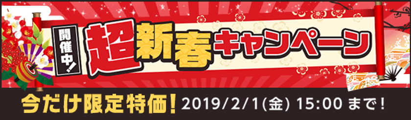 ソウル行き往復航空券が9,800円～など
お得な限定価格商品を取りそろえた「第2弾 超新春キャンペーン」を開催！