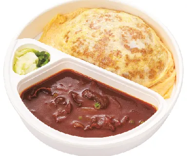 サンマルコ（ヨード卵光使用ぜいたくオムライス）