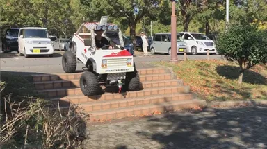 どんな場所でも走行できます