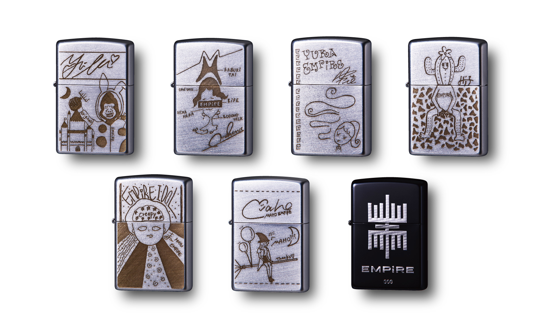 専用[値下げ]　EMPiRE　ZIPPO ライター　限定　mikina チェキ