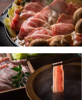 人気のすき焼き・しゃぶしゃぶ