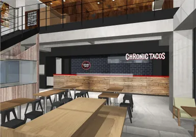 クロニックタコス 店内