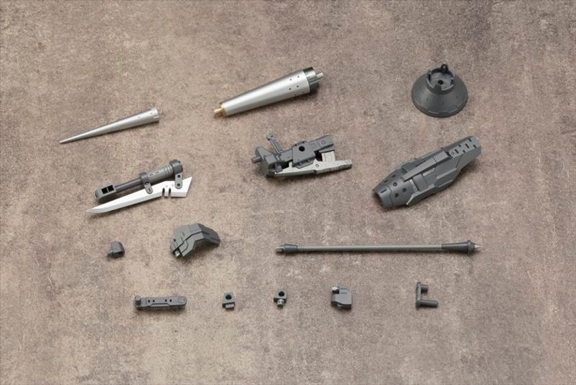 ウェポンユニットリニューアル第9弾はランス・ダブルブレードに代わって「バトルランス」が登場！
槍先はシンプルな「円錐タイプ」と「銃剣タイプ」の2種が選択可能！