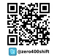 「Zero-400 SHIFT」Twitterアクセス用QRコード