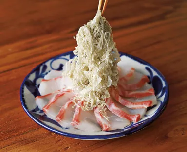 (3)デトックス食材としてトップクラスの効果のある昆布は、ぽっこりおなか解消に効果絶大！:白身魚のとろろ昆布のせ