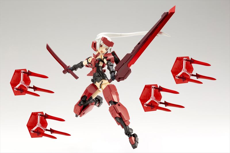 フレームアームズ ガール 迅雷 と ウェポンユニット サムライマスターソード マギアブレード が オリジナルカラーでセットとなって登場 株式会社壽屋のプレスリリース