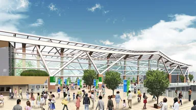 JR山手線新駅「高輪ゲートウェイ」駅完成予想CG