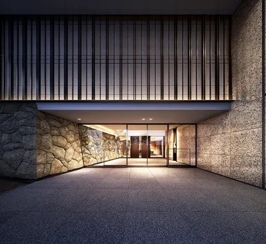 「ザ・パークハウス 高輪フォート」エントランス完成予想CG