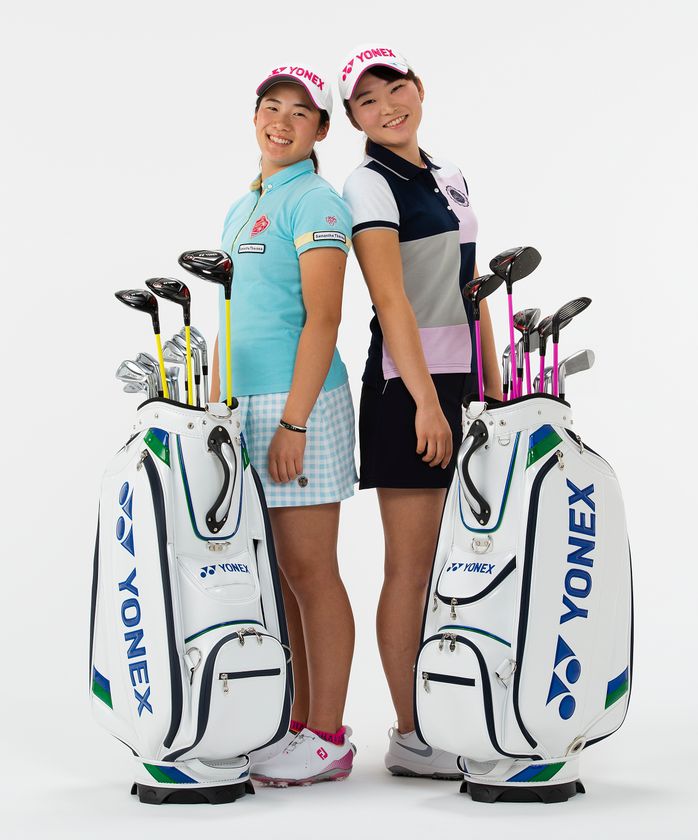 アメリカ女子ツアー挑戦の山口すず夏(18歳)
ヨネックスレディスベストアマ3度の石井理緒(19歳)
との新規用具使用契約を締結