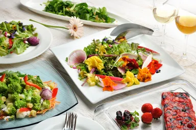 【リゾナーレ八ヶ岳】お花畑ビュッフェ