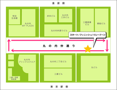 丸の内駅伝２０１９　コース