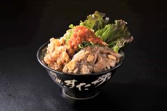 “すた丼”に次ぐ人気商品“すた唐”の全国発売1周年記念！好きな肉料理トップ常連「唐揚げ×焼肉」初の最強タッグ　総肉量230g『やみつき牛カルビ合戦丼』を2月1日より全国販売