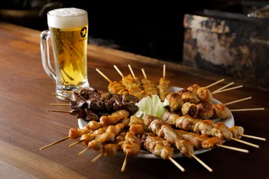 名古屋コーチン串盛り合わせ
