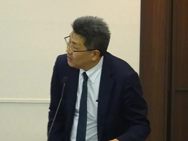 地震リスク等の説明：深澤事務局長