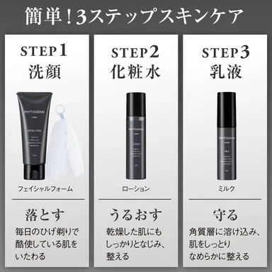簡単！3ステップスキンケア