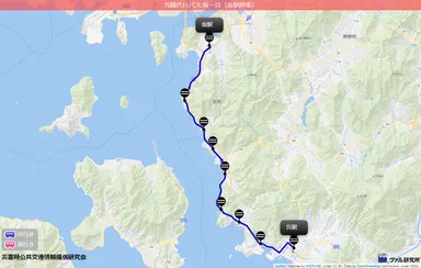 JR呉線代行バス運行情報公開Webページ_PC