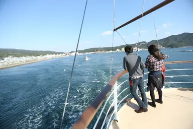 アッパーデッキ後部の風景