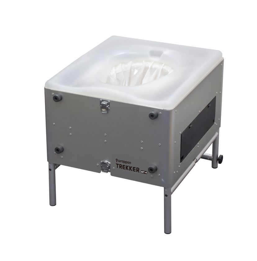 東日本大震災・熊本地震・西日本豪雨・北海道地震等
多くの被災地で活躍してきた自動ラップ式トイレ
「ラップポン」が2019年6月に新商品を発売！