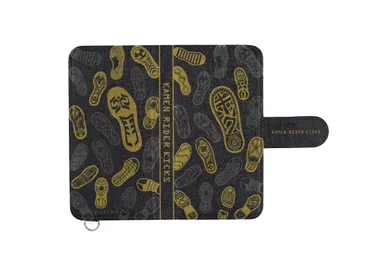 仮面ライダー 汎用手帳型スマホケース　ライダーキック(1)