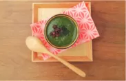 もうひとつのdaidokoro提供メニュー「緑茶プリン」