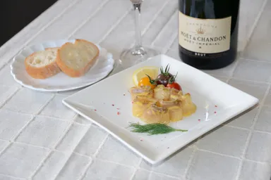 スライスしているので、そのまま盛り付け