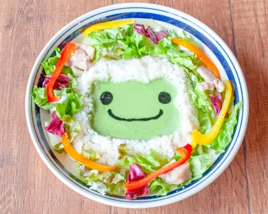かえるのピクルスのカラフル野菜カレー