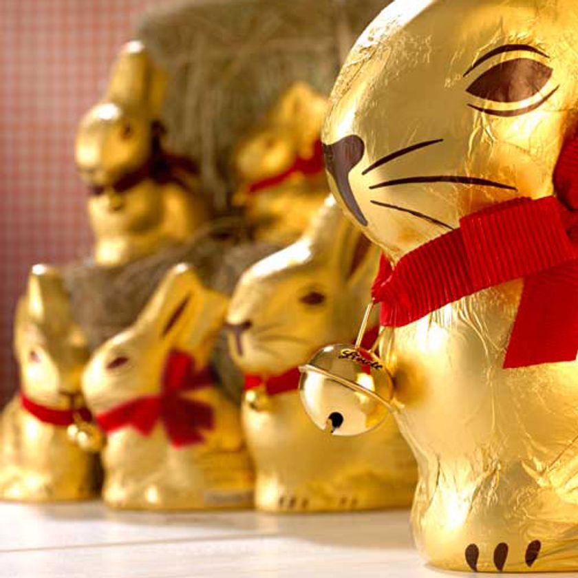 リンツ、春の訪れを告げる「リンツ ゴールドバニー」が登場 イースター