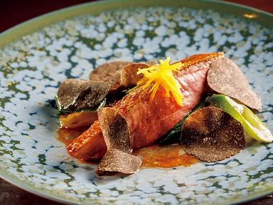 ルーアン鴨の一品