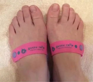 装着イメージ(足の甲)