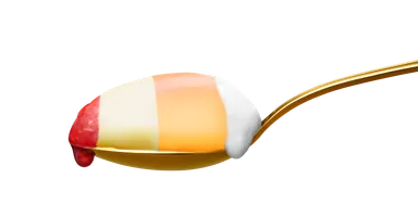 『重ねドルチェ fruttaピーチ！』スプーンカット